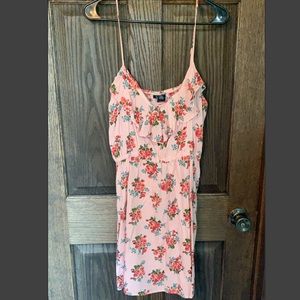 Pink Floral Spring Dress